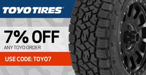 Toyo tires coupon code for February 2021