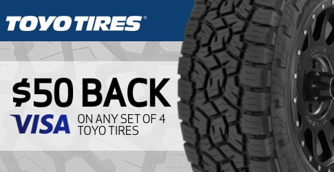 Toyo tires rebate for January 2021
