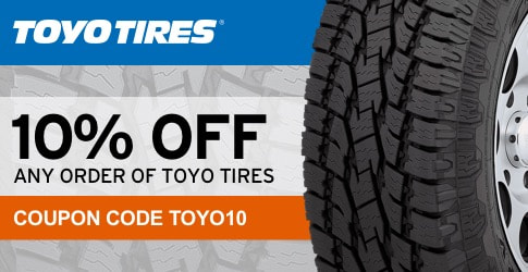 10% off Toyo Tires coupon code