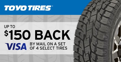 Toyo tire rebate for June 2018