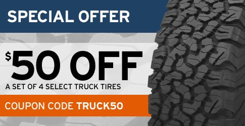 Truck tires coupon code for June 2018